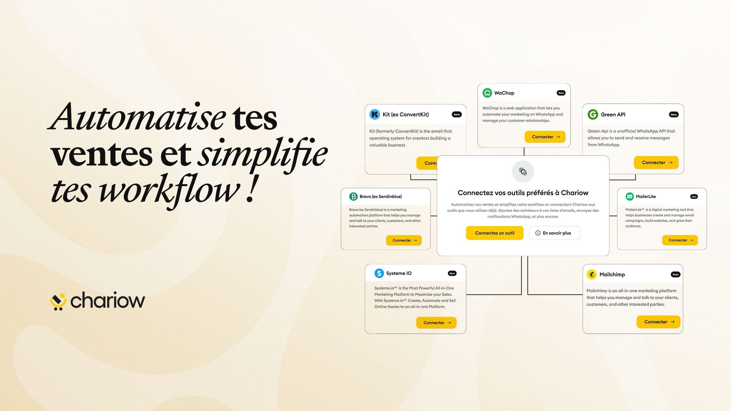Nouvelle fonctionnalité disponible : Intégrations
