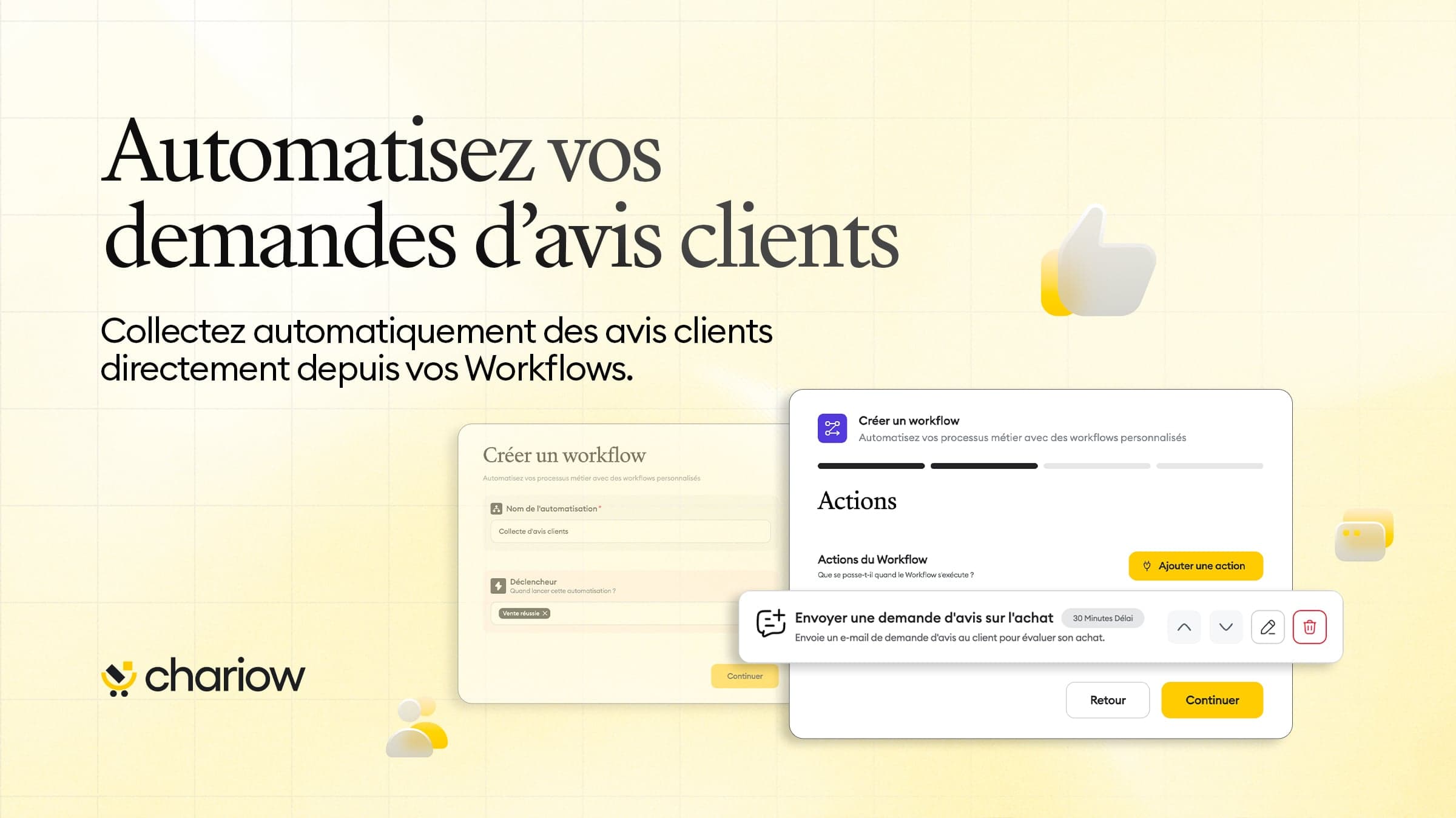 Automatisez vos demandes d’avis clients depuis vos Workflows