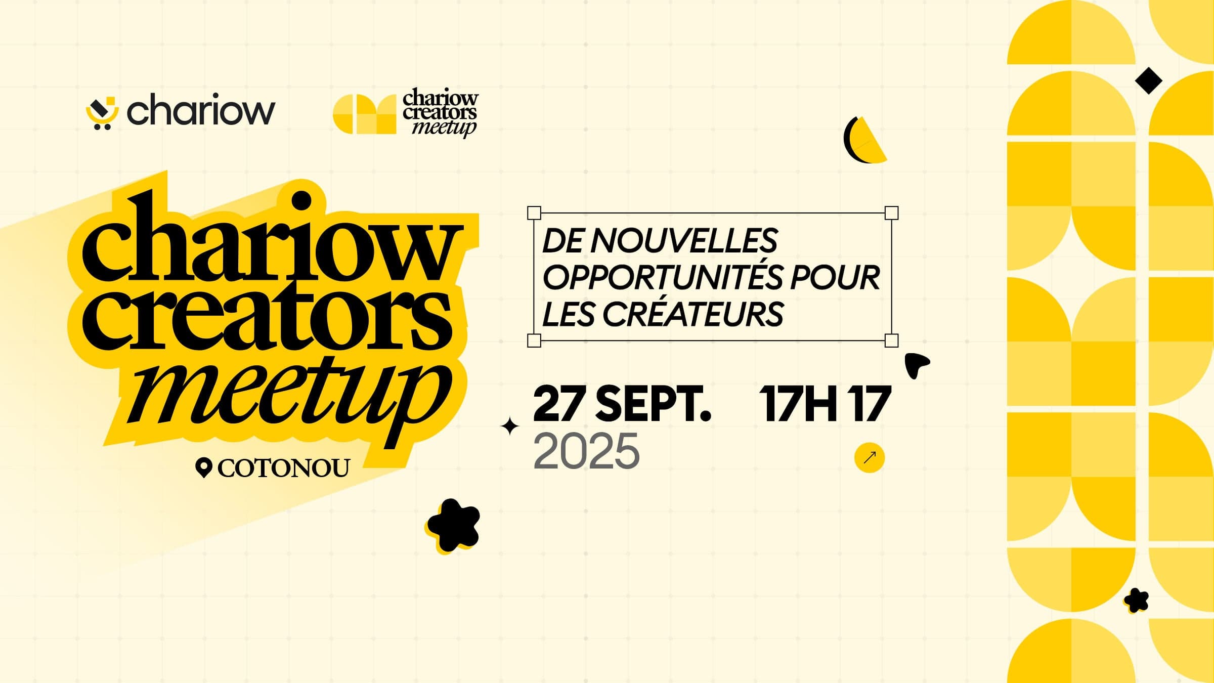 Chariow Creators Meetup – Cotonou