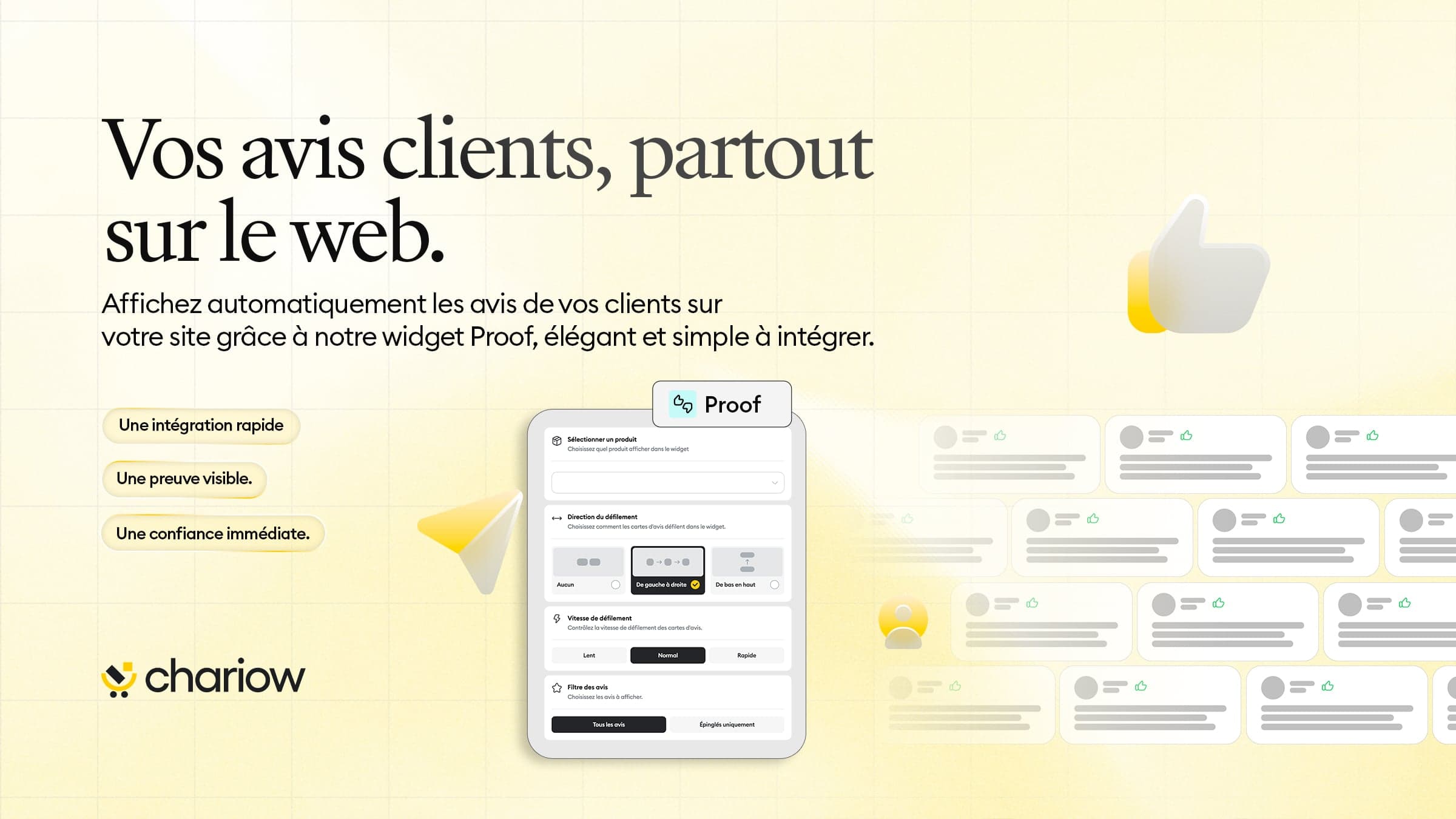 Proof: Your customer reviews, everywhere on the web